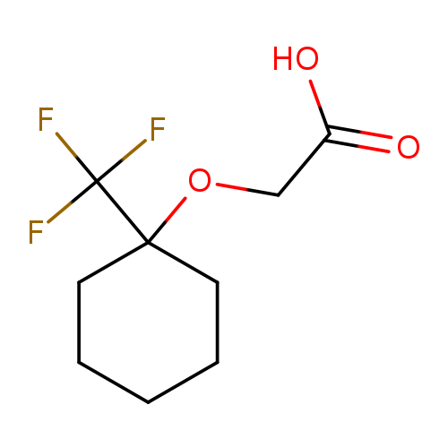 2-{[1-(trifluoromethyl)cyclohexyl]oxy}acetic acid