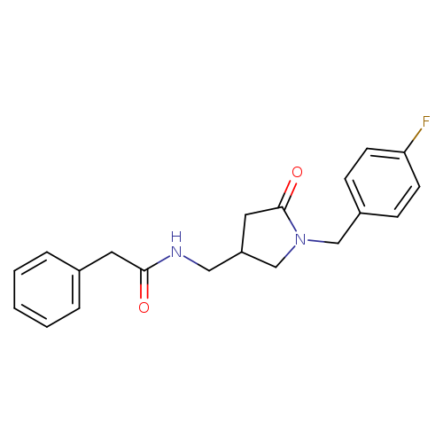 N-({1-[(4-fluorophenyl)methyl]-5-oxopyrrolidin-3-yl}methyl)-2-phenylacetamide