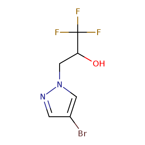 3-(4-bromo-1H-pyrazol-1-yl)-1,1,1-trifluoropropan-2-ol