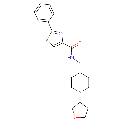 N-{[1-(oxolan-3-yl)piperidin-4-yl]methyl}-2-phenyl-1,3-thiazole-4-carboxamide
