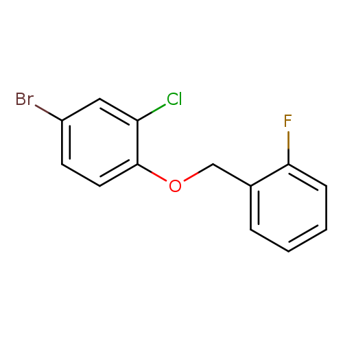 4-Bromo-2-chloro-1-[(2-fluorophenyl)methoxy]benzene
