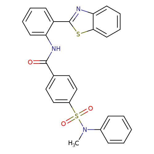 N-[2-(1,3-benzothiazol-2-yl)phenyl]-4-[methyl(phenyl)sulfamoyl]benzamide