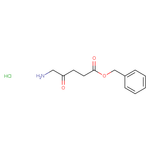 Pentanoic acid, 5-amino-4-oxo-, phenylmethyl ester, hydrochloride (1:1)