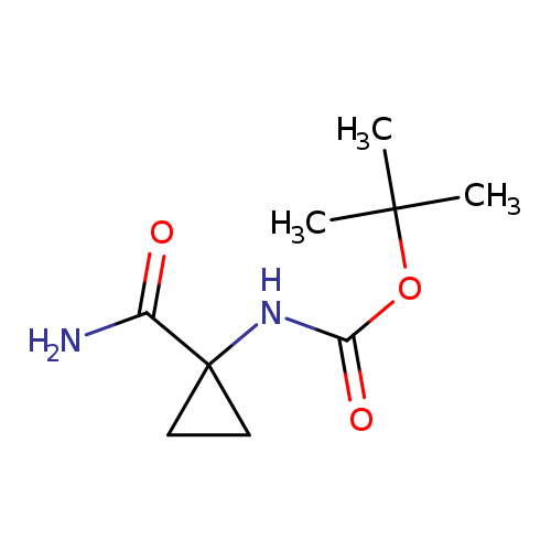 Carbamic acid, [1-(aminocarbonyl)cyclopropyl]-, 1,1-dimethylethyl ester (9CI)