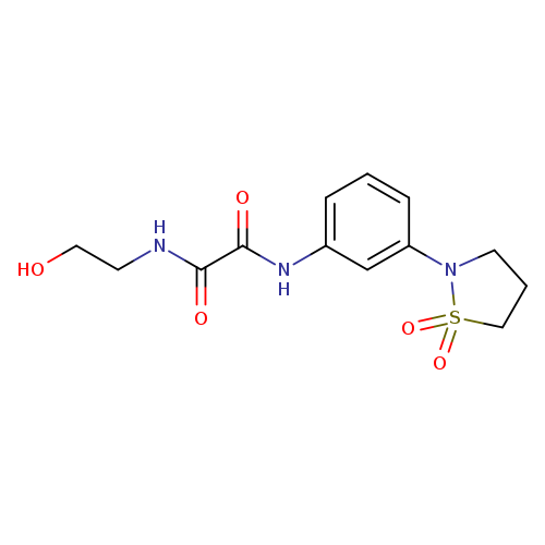 N'-[3-(1,1-dioxo-1lambda6,2-thiazolidin-2-yl)phenyl]-N-(2-hydroxyethyl)ethanediamide