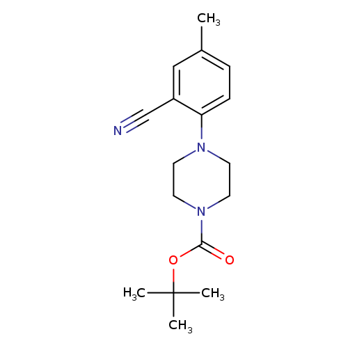 tert-Butyl 4-(2-cyano-4-methylphenyl)piperazine-1-carboxylate