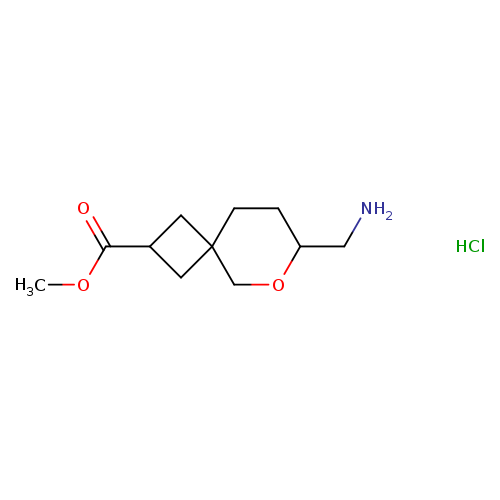 methyl7-(aminomethyl)-6-oxaspiro[3.5]nonane-2-carboxylatehydrochloride