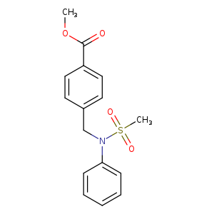 Methyl 4-([(methylsulfonyl)(phenyl)amino]methyl)benzoate
