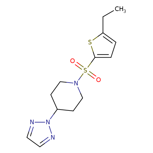 1-[(5-ethylthiophen-2-yl)sulfonyl]-4-(2H-1,2,3-triazol-2-yl)piperidine
