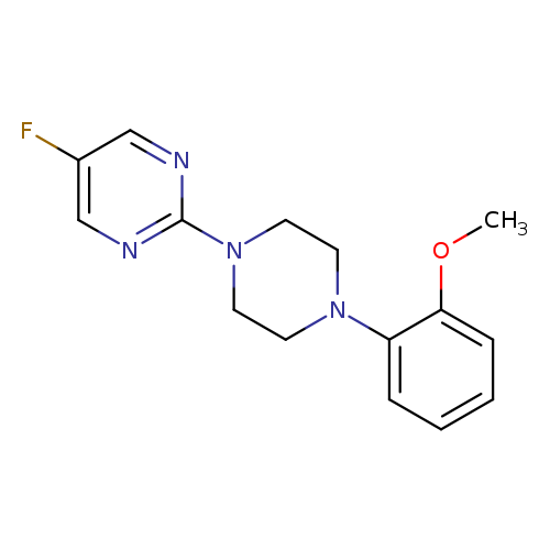 5-fluoro-2-[4-(2-methoxyphenyl)piperazin-1-yl]pyrimidine