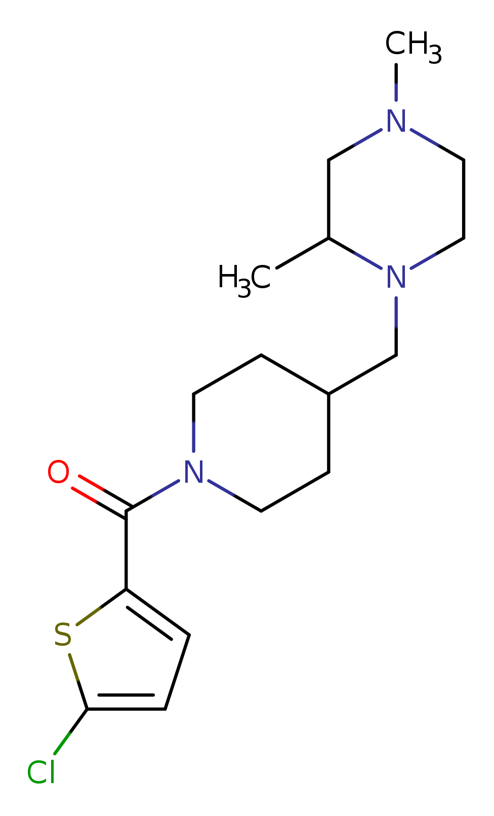 1-{[1-(5-chlorothiophene-2-carbonyl)piperidin-4-yl]methyl}-2,4-dimethylpiperazine