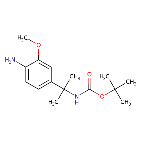 tert-butylN-[2-(4-amino-3-methoxyphenyl)propan-2-yl]carbamate