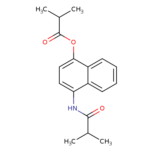 4-Isobutyramidonaphthalen-1-yl isobutyrate
