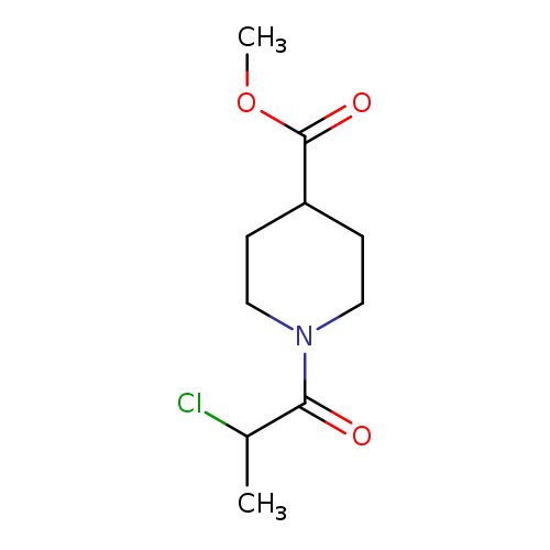 methyl 1-(2-chloropropanoyl)piperidine-4-carboxylate