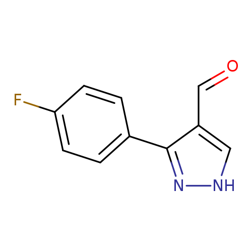1H-Pyrazole-4-carboxaldehyde, 3-(4-fluorophenyl)-