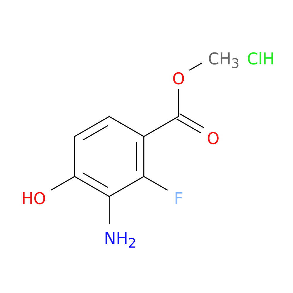 methyl 3-amino-2-fluoro-4-hydroxybenzoate hydrochloride