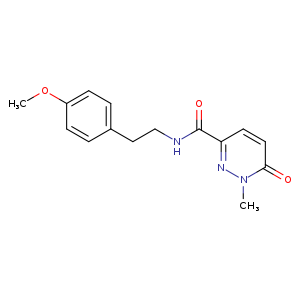 N-[2-(4-methoxyphenyl)ethyl]-1-methyl-6-oxo-1,6-dihydropyridazine-3-carboxamide