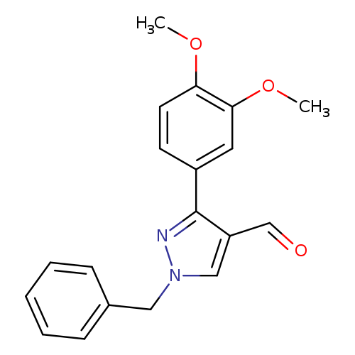 1-Benzyl-3-(3,4-dimethoxyphenyl)-1h-pyrazole-4-carbaldehyde