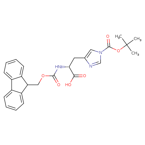 D-Histidine, 1-[(1,1-dimethylethoxy)carbonyl]-N-[(9H-fluoren-9-ylmethoxy)carbonyl]-