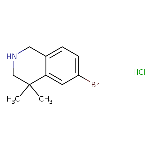 6-Bromo-4,4-dimethyl-1,2,3,4-tetrahydroisoquinoline hydrochloride