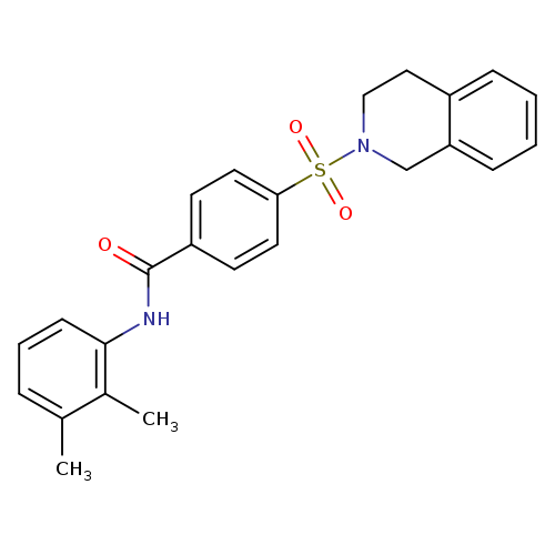 N-(2,3-dimethylphenyl)-4-(1,2,3,4-tetrahydroisoquinoline-2-sulfonyl)benzamide