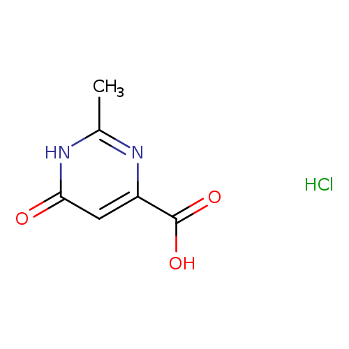 2-Methyl-6-oxo-1,6-dihydropyrimidine-4-carboxylic acid hydrochloride