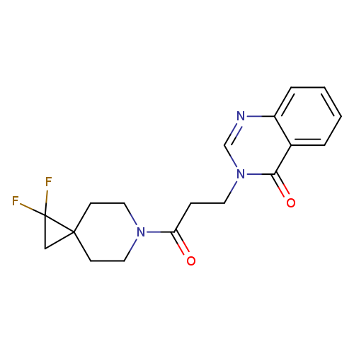 3-(3-{1,1-difluoro-6-azaspiro[2.5]octan-6-yl}-3-oxopropyl)-3,4-dihydroquinazolin-4-one