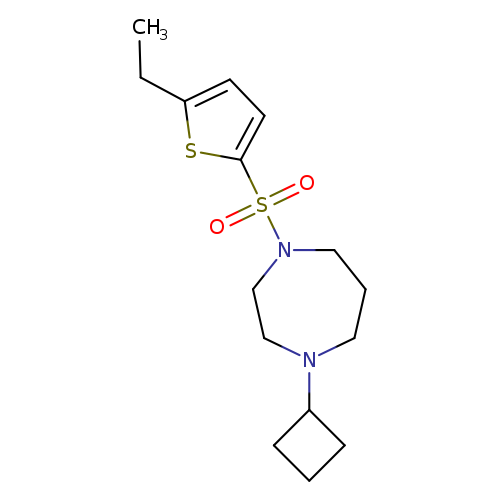 1-cyclobutyl-4-[(5-ethylthiophen-2-yl)sulfonyl]-1,4-diazepane