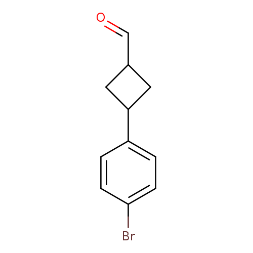 3-(4-BROMOPHENYL)CYCLOBUTANE-1-CARBALDEHYDE