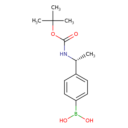 Carbamic acid, [(1R)-1-(4-boronophenyl)ethyl]-, C-(1,1-dimethylethyl)ester