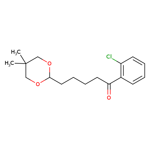 2'-Chloro-5-(5,5-dimethyl-1,3-dioxan-2-yl)valerophenone