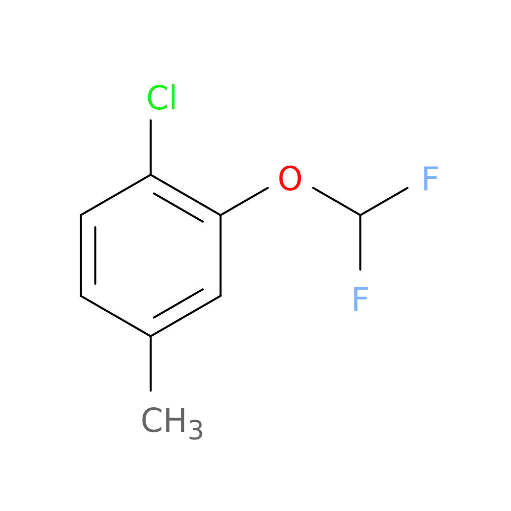 1-chloro-2-(difluoromethoxy)-4-methylbenzene