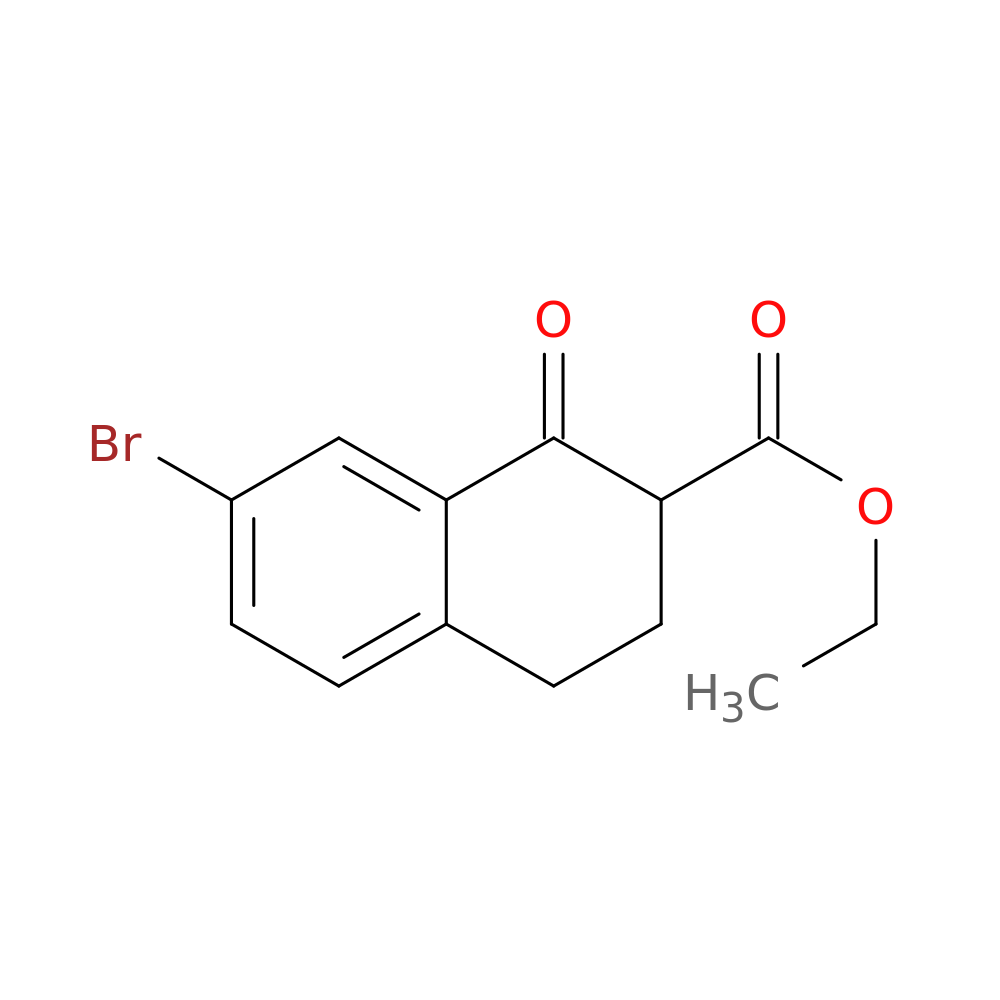 EThyl 7-bromo-1-oxo-3,4-dihydro-2H-naphthalene-2-carboxylate