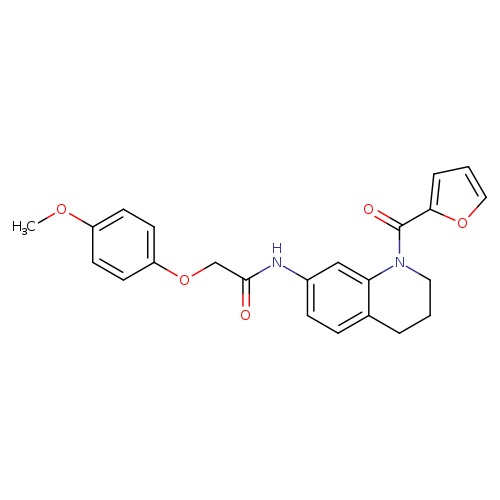 N-[1-(furan-2-carbonyl)-1,2,3,4-tetrahydroquinolin-7-yl]-2-(4-methoxyphenoxy)acetamide