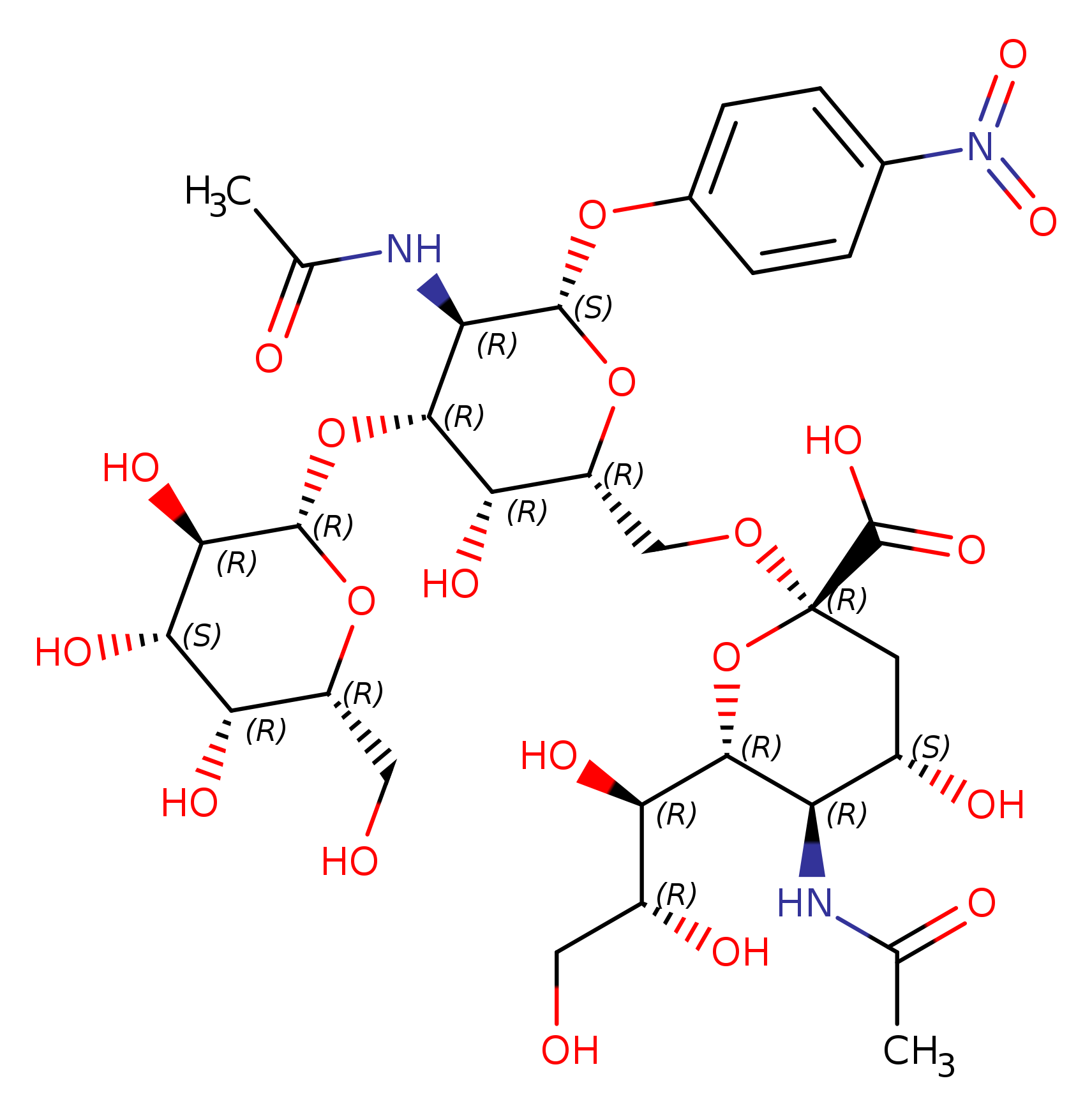 Gal beta(1-3)[Neu5Ac alpha(2-6)]GalNAc-beta-pNP
