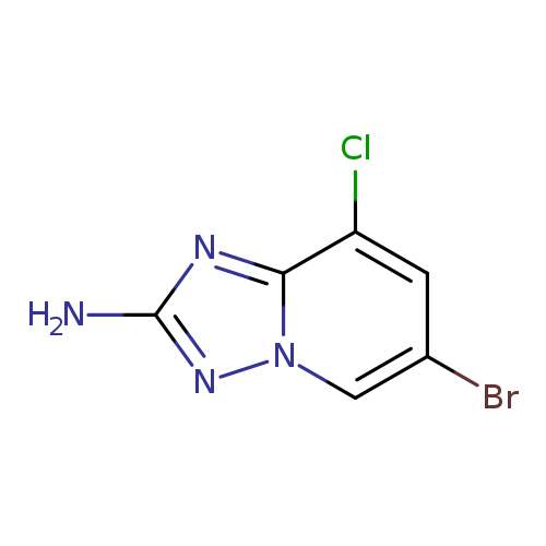 6-Bromo-8-chloro-[1,2,4]triazolo[1,5-a]pyridin-2-ylamine