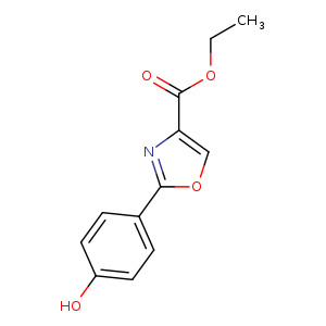 Ethyl 2-(4'-hydroxyphenyl)-1,3-oxazole-4-carboxylate
