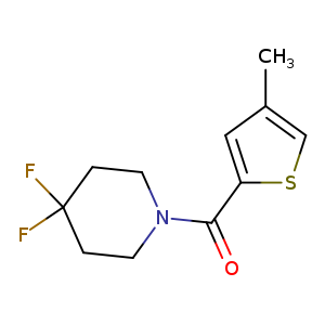 4,4-difluoro-1-(4-methylthiophene-2-carbonyl)piperidine