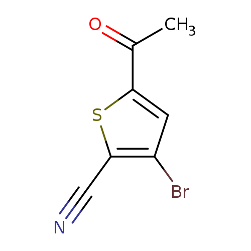 5-acetyl-3-bromothiophene-2-carbonitrile