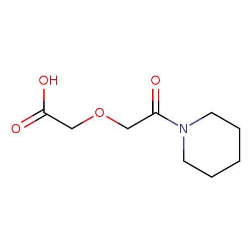 (2-oxo-2-piperidin-1-ylethoxy)acetic acid