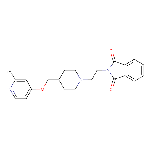 2-[2-(4-{[(2-methylpyridin-4-yl)oxy]methyl}piperidin-1-yl)ethyl]-2,3-dihydro-1H-isoindole-1,3-dione