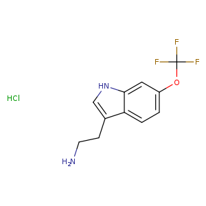 1H-​Indole-​3-​ethanamine, 6-​(trifluoromethoxy)​-​, hydrochloride (1:1)