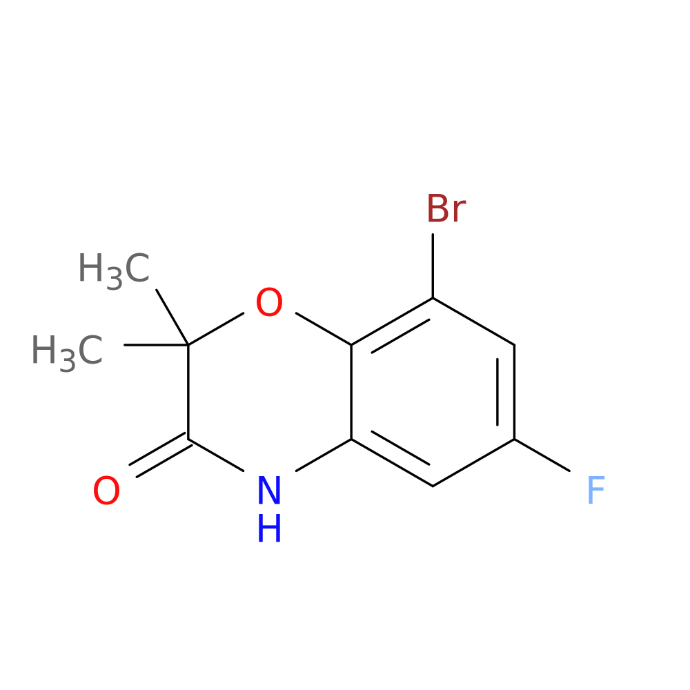 8-Bromo-6-fluoro-2,2-dimethyl-4H-1,4-benzoxazin-3-one