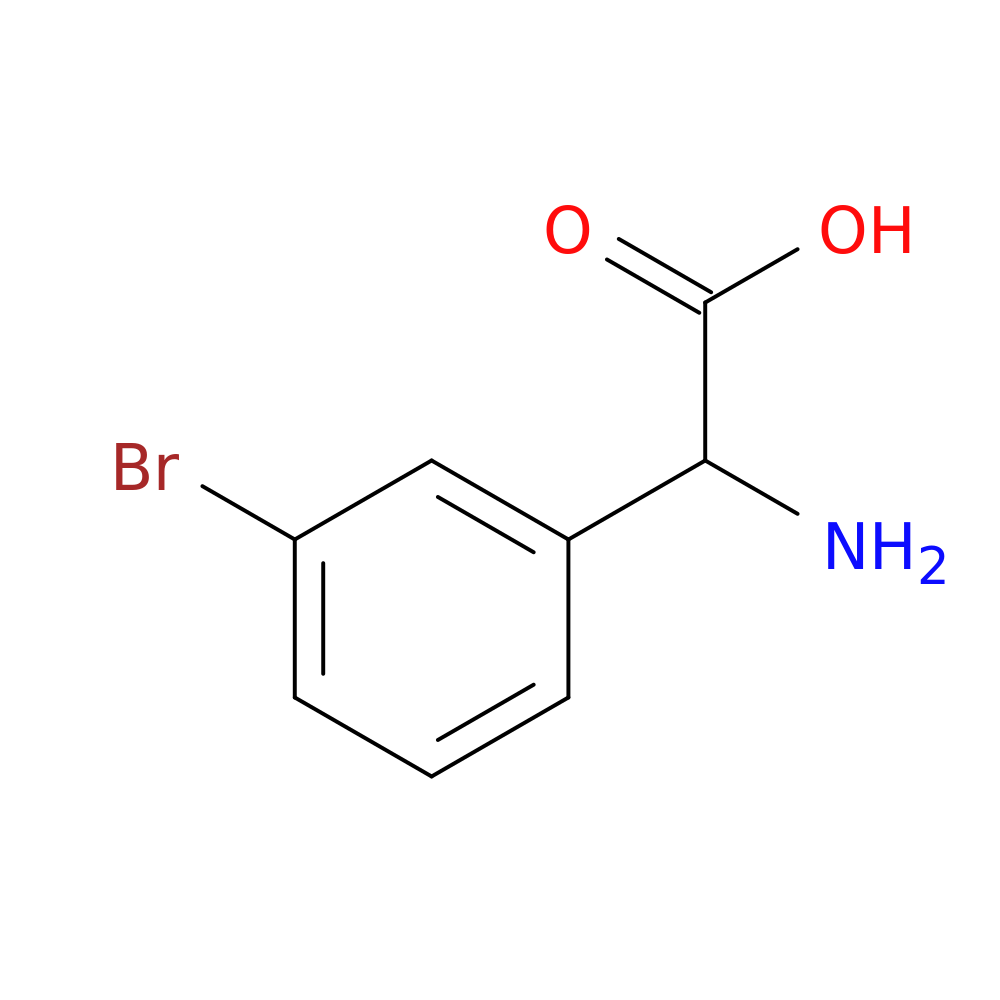 2-Amino-2-(3-bromophenyl)acetic acid