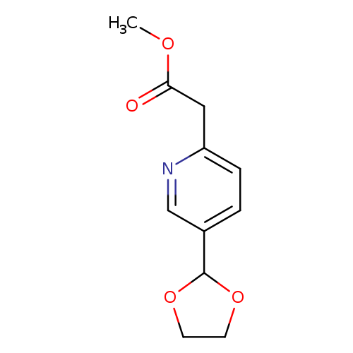 methyl 2-[5-(1,3-dioxolan-2-yl)pyridin-2-yl]acetate