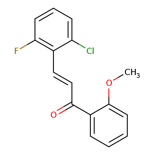 (2E)-3-(2-chloro-6-fluorophenyl)-1-(2-methoxyphenyl)prop-2-en-1-one