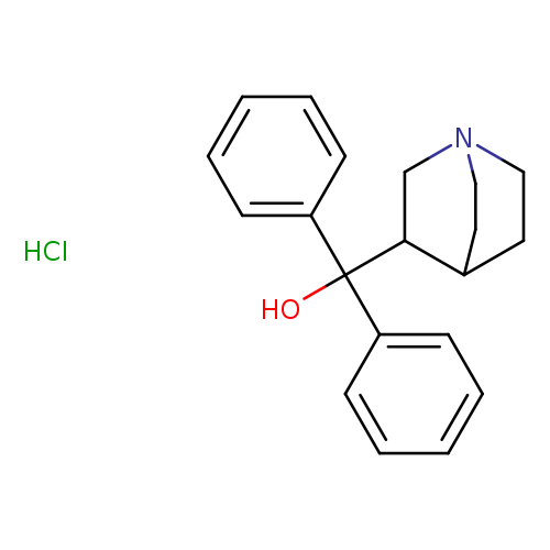 1-Azabicyclo[2.2.2]oct-3-yl(diphenyl)methanol hydrochloride
