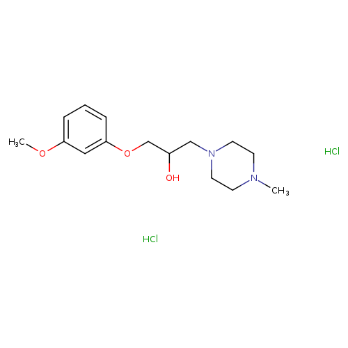 1-(3-METHOXYPHENOXY)-3-(4-METHYLPIPERAZIN-1-YL)PROPAN-2-OL DIHYDROCHLORID+