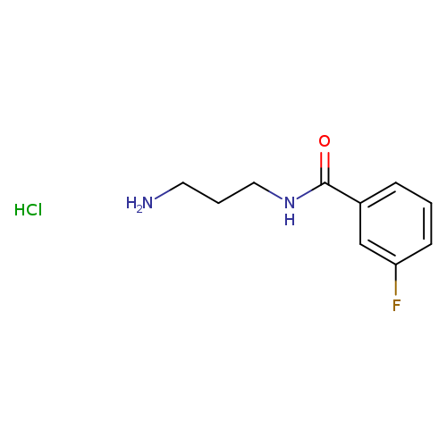 N-(3-aminopropyl)-3-fluorobenzamide hydrochloride
