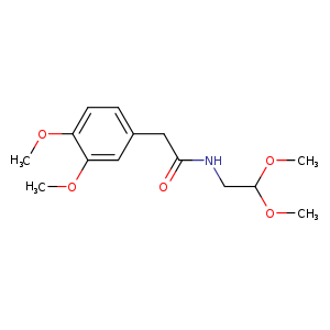 N-(2，2-dimethoxy-ethyl)-3，4-dimethoxyphenylacetamide